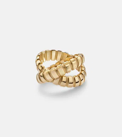 Pamela Zamore Orla X 18kt Gold Ring