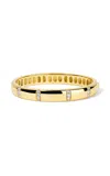 Pamela Zamore Veda 18k Yellow Gold Diamond Bangle Bracelet In Gold
