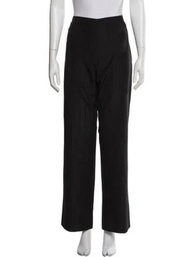 Pre-owned Pamella Roland Wide Leg Pants In Black