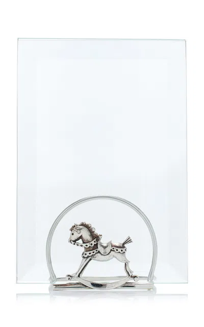 Pampaloni Small Rocking Horse Sterling Silver Picture Frame