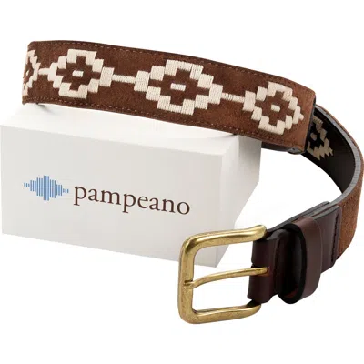 Pampeano Confianza Suede Belt In Brown