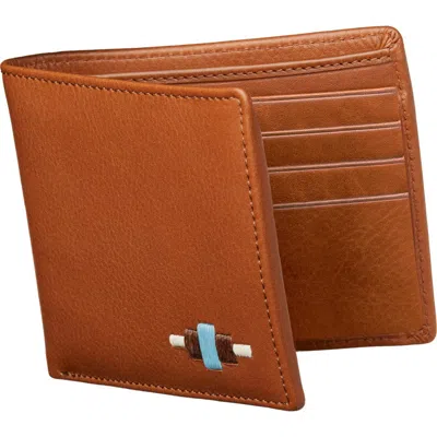 Pampeano Dinero Card Wallet In Tan/brown/cream