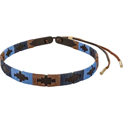 Pampeano Pampa Leather Hat Band In Multi