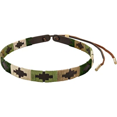 Pampeano Pampa Leather Hat Band In Multi