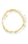 Panacea 3-pack Stretch Beaded Bracelet