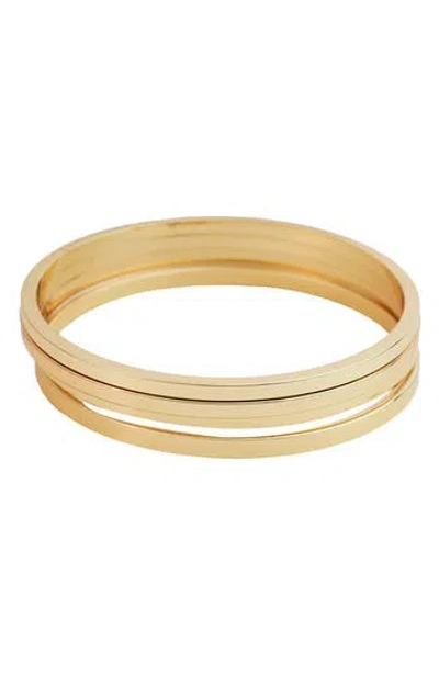 Panacea Bangle Set In Gold