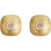 Panacea Brushed Square Stud Earrings