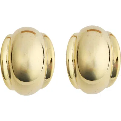 Panacea Bubble Hoop Earrings In Gold