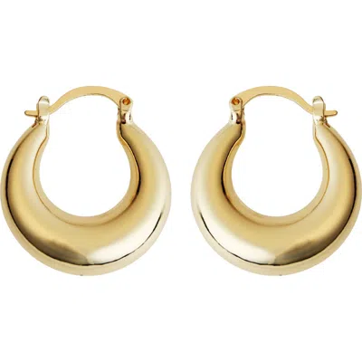 Panacea Bubble Hoop Earrings In Gold