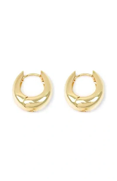 Panacea Bubble Huggie Hoop Earrings In Gold