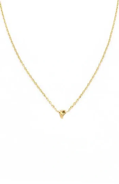 Panacea Bubble Initial Necklace In Gold