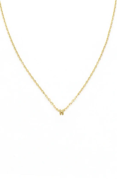 Panacea Bubble Initial Necklace In Gold-h