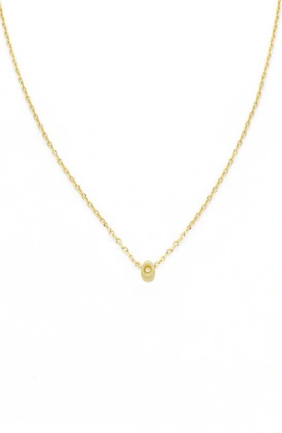 Panacea Bubble Initial Necklace In Gold-o