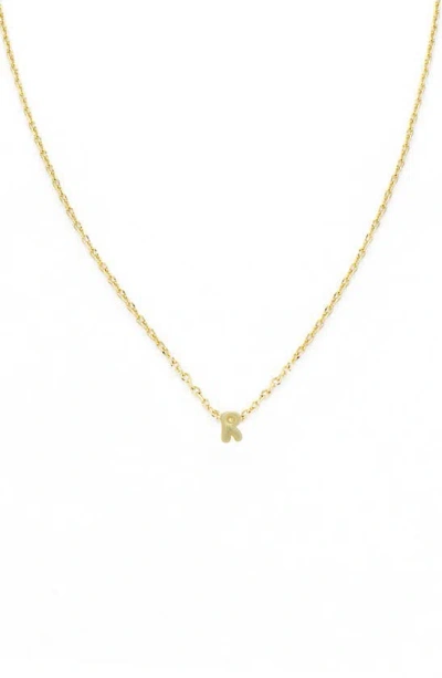 Panacea Bubble Initial Necklace In Gold-r