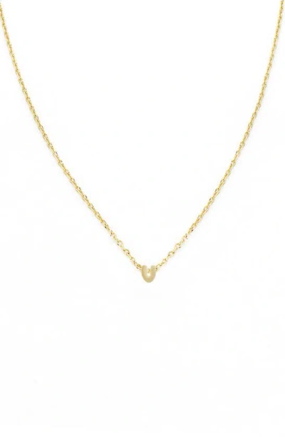 Panacea Bubble Initial Necklace In Gold-v