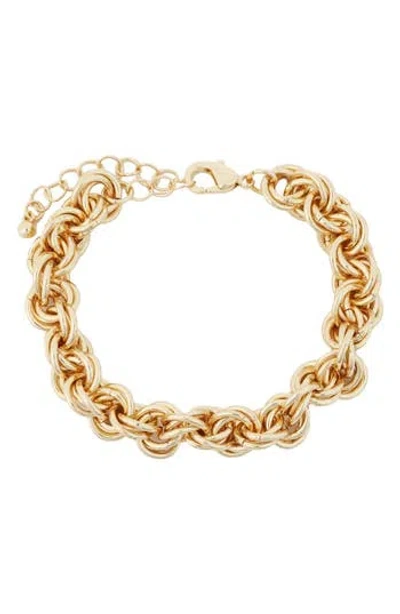 Panacea Chain Bracelet In Gold