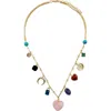 Panacea Charm Necklace In Multi