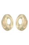 Panacea Circle Earrings In Gold