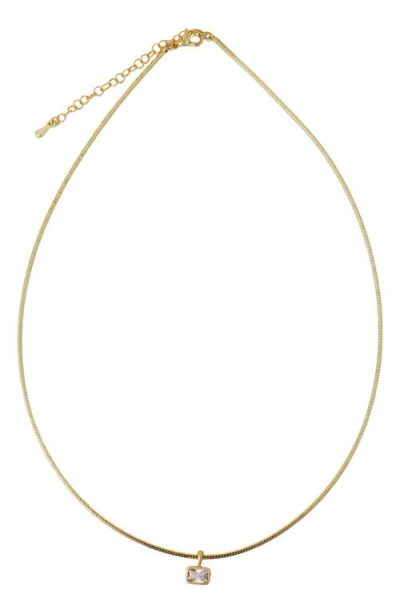 Panacea Crystal Collar Necklace In Gold