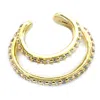 Panacea Crystal Double Row Ear Cuff