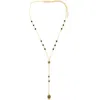 Panacea Crystal Station Y-necklace In Gold