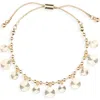 Panacea Disc Charm Slider Bracelet