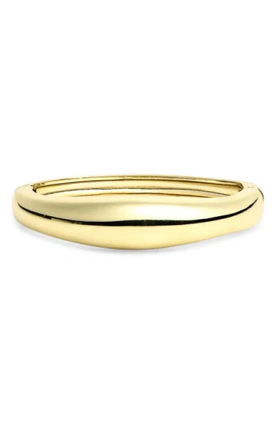 Panacea Domed Bangle In Gold