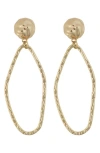 Panacea Drop Earrings In Gold