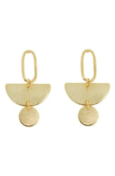 Panacea Geometric Drop Earrings