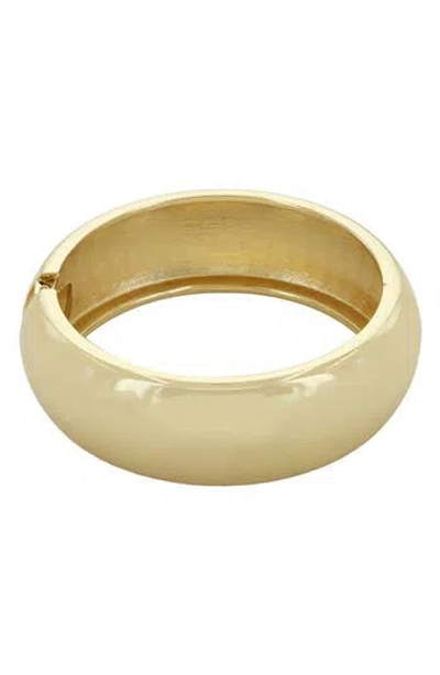 Panacea Hinge Bangle Bracelet In Gold