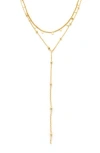 Panacea Layered Y-drop Necklace In Gold