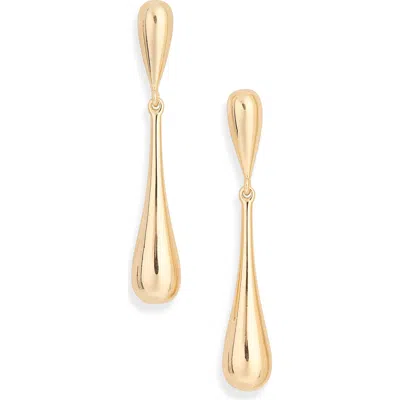 Panacea Linear Teardrop Drop Earrings In Transparent