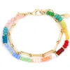 Panacea Multi-row Beaded & Chain Bracelet In Multi