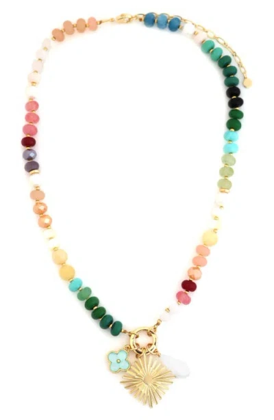 Panacea Multistone Charm Necklace
