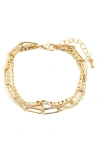 Panacea Multistrand Bracelet In Brown