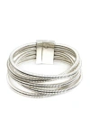 Panacea Multistrand Bracelet In Silver