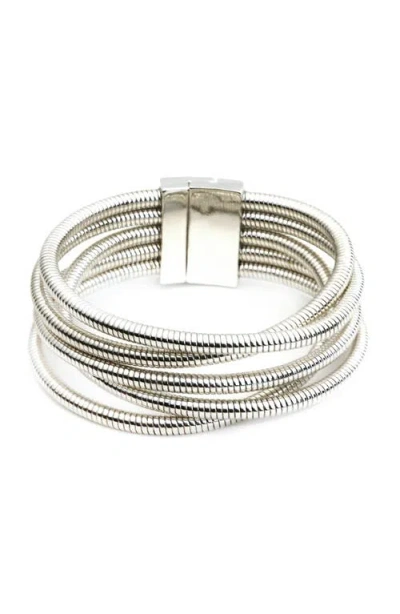 Panacea Multistrand Bracelet In Silver