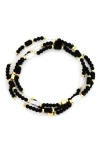 Panacea Pack Of 3 Beaded Stretch Bracelets