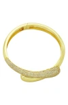 Panacea Pavé Bypass Hinged Bracelet