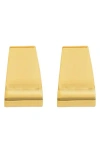 Panacea Polished J Hoop Earrings In Gold