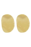Panacea Polished Stud Earrings In Gold