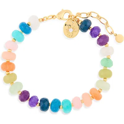 Panacea Semiprecious Stone Bracelet In Multi