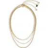 Panacea Set Of 3 Chain Necklaces
