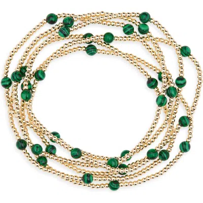 Panacea Set Of 6 Beaded Stretch Bracelets