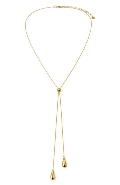 Panacea Slider Y Necklace In Gold