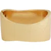Panacea Tapered Hinge Bangle In Gold