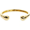 Panacea Textured Open Cuff Bracelet In Gold