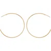 Panacea Thin Hoop Earrings In Gold
