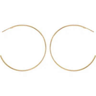 Panacea Thin Hoop Earrings In Gold