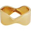Panacea Twist Bangle In Gold